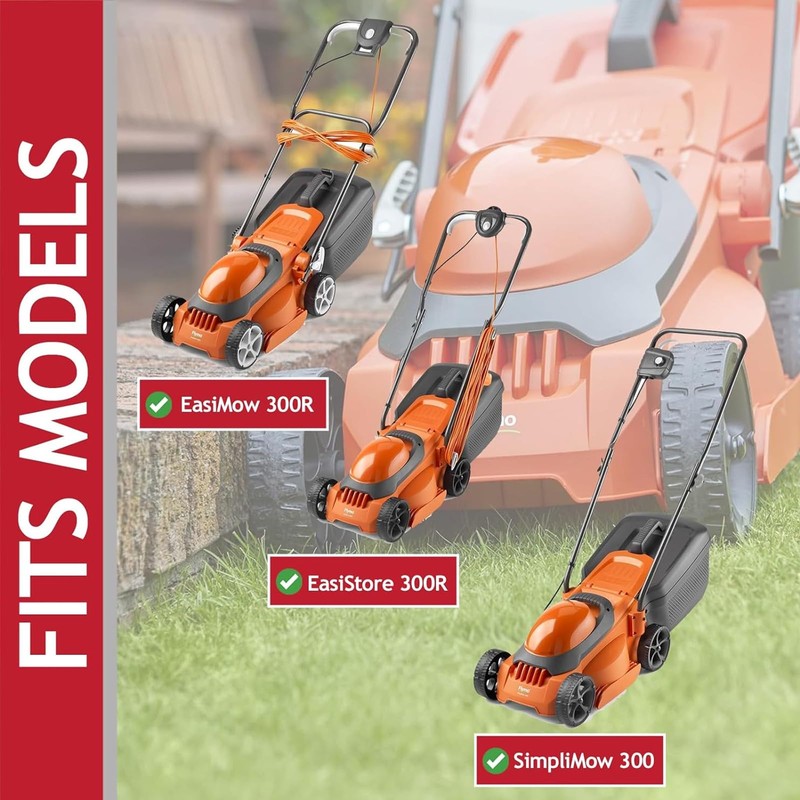 Spares2go Blade for Flymo EasiMow EasiStore 300R SimpliMow 300 Lawnmower