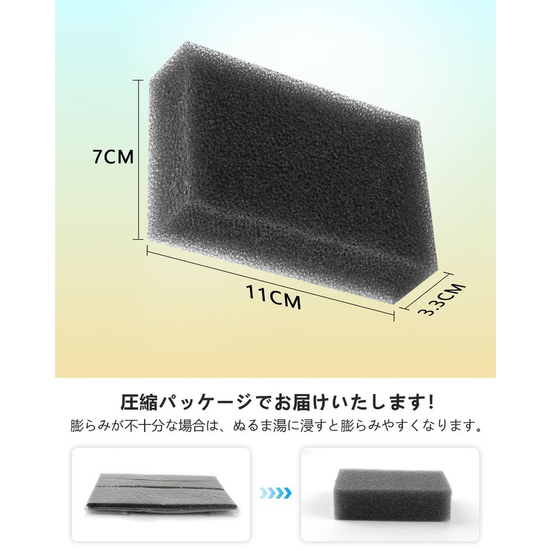 HOMEXCEL Sponge Dishwashing/Bath Cleaning, 8-Pack, Foaming Yutaka, Scratch-Resistant, No Abrasive