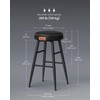VASAGLE EKHO Collection - Bar Stools Set of 2, Counter