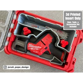 Jonah Pope Design Milwaukee Packout Insert for M12 Fuel Hackzall (Insert Only) - Blue