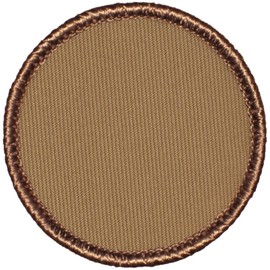 2" Diameter Round Blank Patch -Blank Background Patrol Patch-
