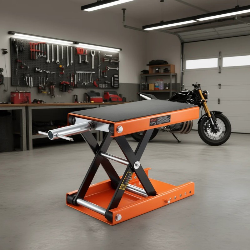Scissor Jack Stand 1100 Lbs 3.7-13.8 In Center Hoist Crank