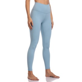 Colorfulkoala Women's Buttery Soft High Waisted Yoga Pants Full-Length Leggings (M, Ice Blue)