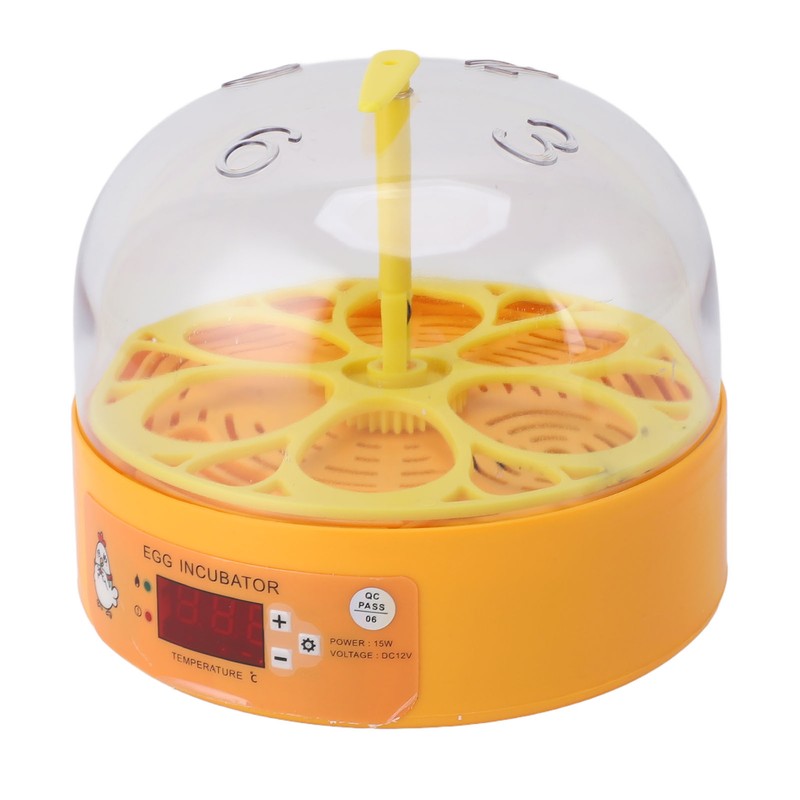 Egg Incubator 6 Eggs Smart Egg Hatchery Temperature Control Manual