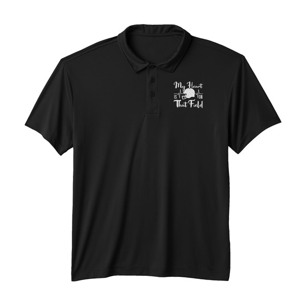 My Heart is On That Field American Football Performance Polo