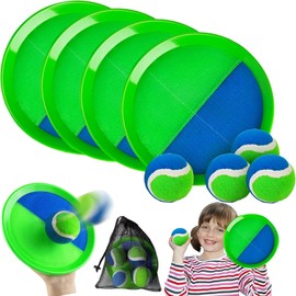 MWRWRR Velcro Ball Game for Children Velcro Ball Game Throwing Game Waterproof Ball Beach Toy Velcro Game Throw Game Family Outdoor Games DrauBen Beach Toy 3-9 Years Children Gifts