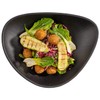 APS 85077 Melamine Bowl Nero Serving Bowl for Quadruple Foods,