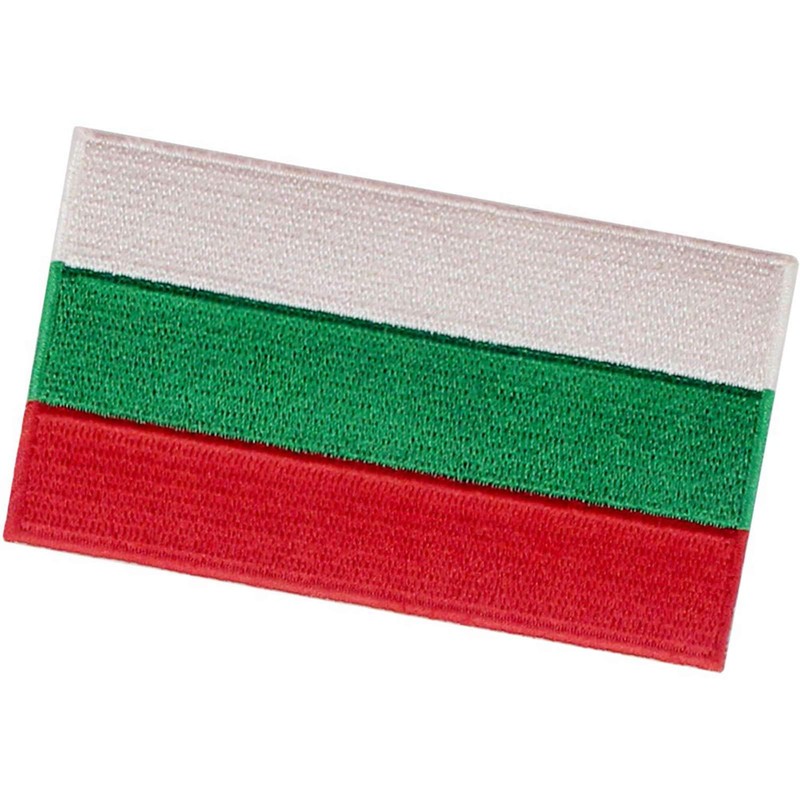 Bulgaria Flag Patch Embroidered Applique Iron On Sew On Romanian