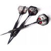 CUESOUL 21g/23g/25g Steel Tip Darts with Black Dart Case -
