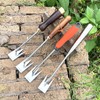 QUINTRA Rake, Weeder, Weeding Tool, Multi-Purpose Mowing Tool, Stainless Steel,