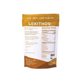Lekithos Organic Wheat Germ Protein 8oz, USDA Organic Plant-Based Superfood, 8g Protein, European Quality Flakes, Nutrient-Rich Daily Wheat Germ Supplement, 8 Servings, Non-GMO, Vegan
