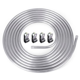3/8" OD Aluminum Hard Fuel Line 16 Feet Hardline Tube Thickness is 0.039"