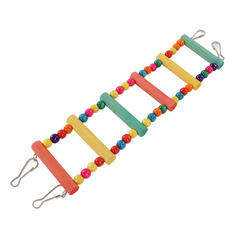 11pcs Parrot Swing Chewing Toy Set Bird Hanging Perches Toy