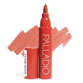 Palladio Lip Stain, Hydrating and Waterproof Formula, Matte Color Look, Longlasting All Day Wear Lip Color, Smudge Proof Natural Finish, Precise Chisel Tip Marker:_Rose LIS07