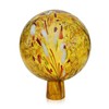 Decorative Garden Ball with Granule Gold D 12 cm Mouth-Blown