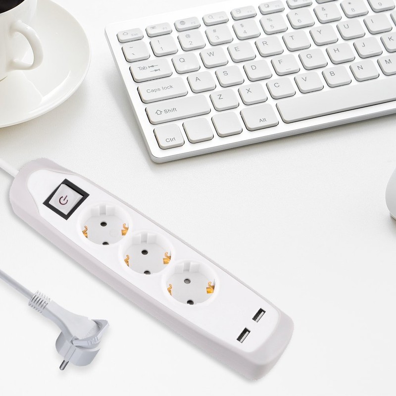 Electraline Strip, grey, 62153