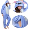 BOT Pijama Mameluco Disfraz Cosplay Stitch Adulto