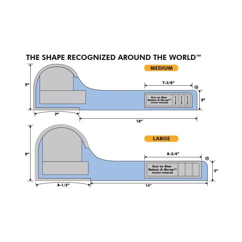 TROXELL USA Super-Soft Medium Royal Knee Pads - Comfortable, Adjustable,