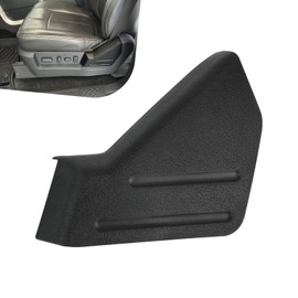 leechio 1 PC Front Left Seat Cover Panel, Driver Seat Switch Housing Bezel Cap, ABS Driver Trim Cover Panel Replacement, Compatible with 2009-2014 Ford F-150 F150 (Black)