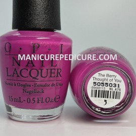 OPI Nail Lacquer -  NL A75 - The Berry Thought of You - 0.5fl oz/15mL