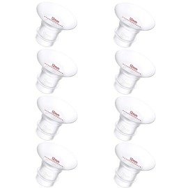 12mm Flange Inserts 8PCS Compatible with Momcozy M6/M5/M9/ S12 Pro/S9 Pro/V1 pro/V2 /Spectra/Medela/Bellababy/Lansinoh/TSRETE/Willow/eufy/KISSBOBO/S21 Breast Pump with 24mm Flange/Shield