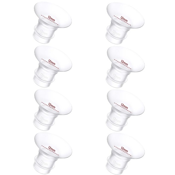 12mm Flange Inserts 8PCS Compatible with Momcozy M6/M5/M9/ S12 Pro/S9