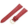 Hadley-Roma 20mm 'Men's' Leather Watch Strap, Color:red (Model: MSM717RQ 200)
