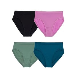 Fruit of the Loom Women's Getaway Collection, Cooling Mesh Underwear, Lightweight & Breathable, Bikini-Colors May Vary