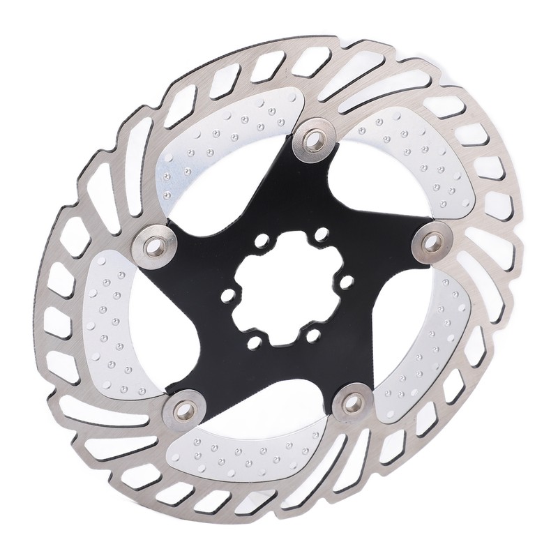 Disc Brake Rotor Black CNC Engraving Milling Anodized Marking Bike