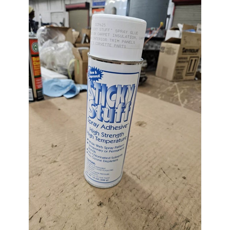 Soffseal Sticky Stuff Automotive Spray Adhesive, High Strength & Temperature,