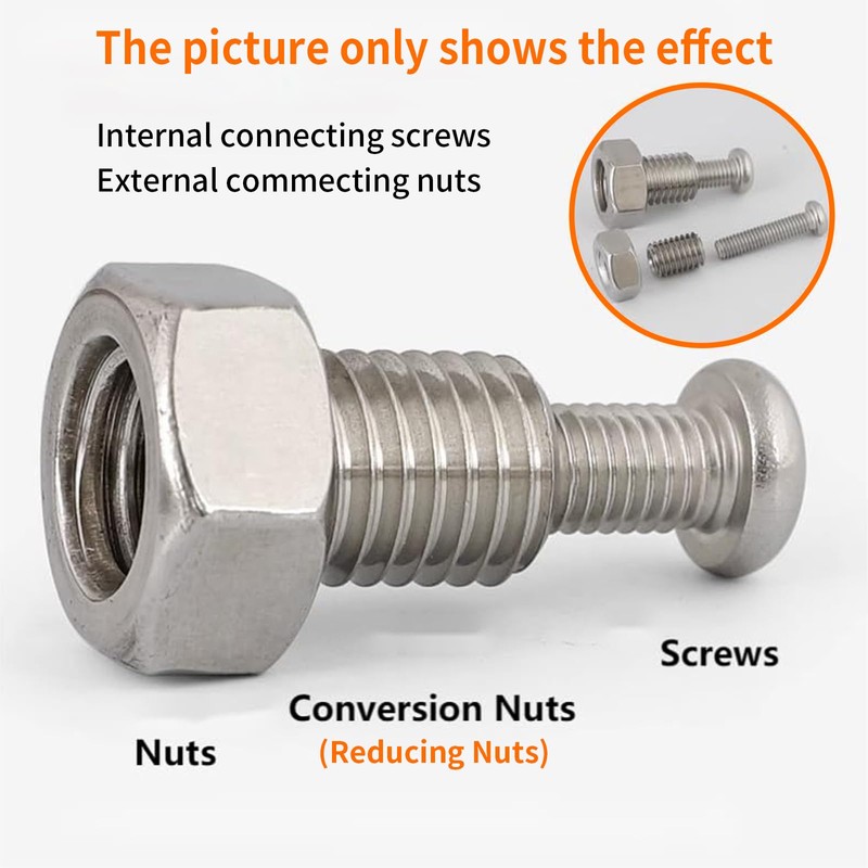 10Pcs Threaded Insert M8 X 1.25 Female and M10 X