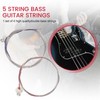 KJKVIVH 4Pcs/Set Upright Bass Strings Double Bass Strings 4/4 3/4