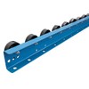 Conveyor Rails with Plastic Skate Wheels 5'- T1 Style Gravity