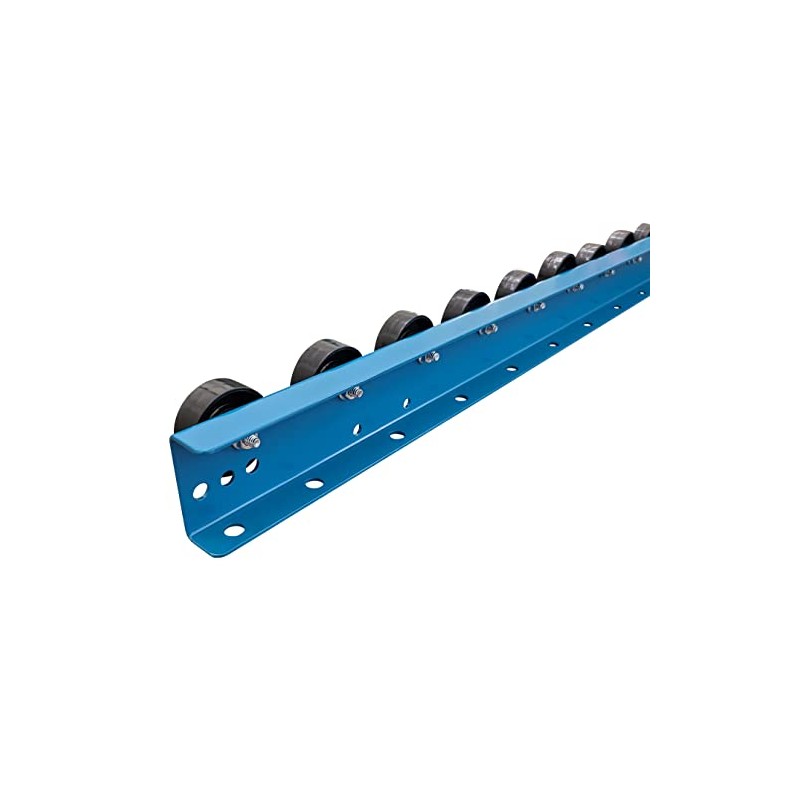 Conveyor Rails with Plastic Skate Wheels 5'- T1 Style Gravity