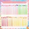 Hwahong 100pcs Squishy Pens Bulk Cute Novelty Gel Ink Bobblehead