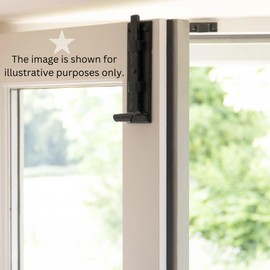 Infinity Decor Cranked 6” 150mm Wrought Iron Fish Tail Bolt Door Latch - Heavy Duty Blacksmith Security Privacy Lock - for Doors and Windows