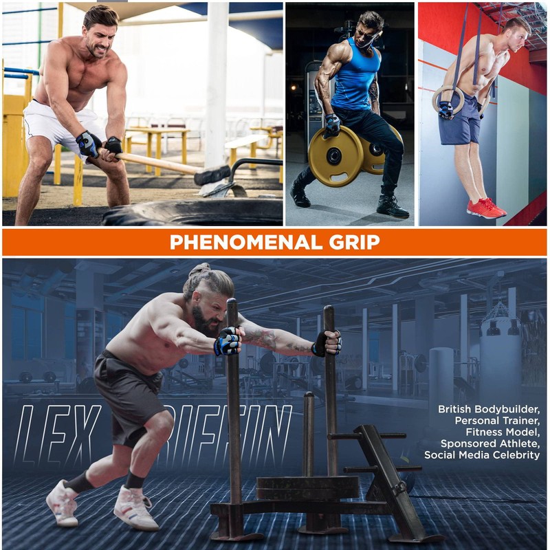 RDX Gym Weight Lifting Gloves Workout Fitness Bodybuilding Breathable Powerlifting
