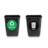 Recycle & Trash Decals (8.5 in) - Waterproof