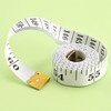 HESSION 2 Pack Soft Ruler 60-Inch Double Scales Measuring Tape