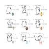 WDYJMALL Easter Cookie Cutters 9-Pc Set - Egg Bunny Carrot