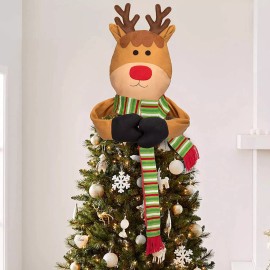 Pawsible Adorno Navidad Decoración Abraza Arbol 3d Punta Sombrero