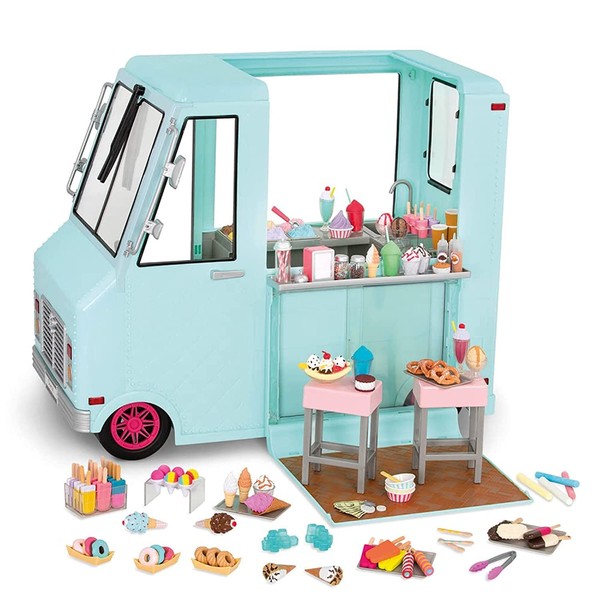 Our Generation Dolls Sweet Stop Ice Cream Truck for Dolls, 18"