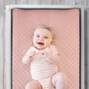 The Peanutshell Baby Changing Pad Covers Girl, Pink Minky Changing