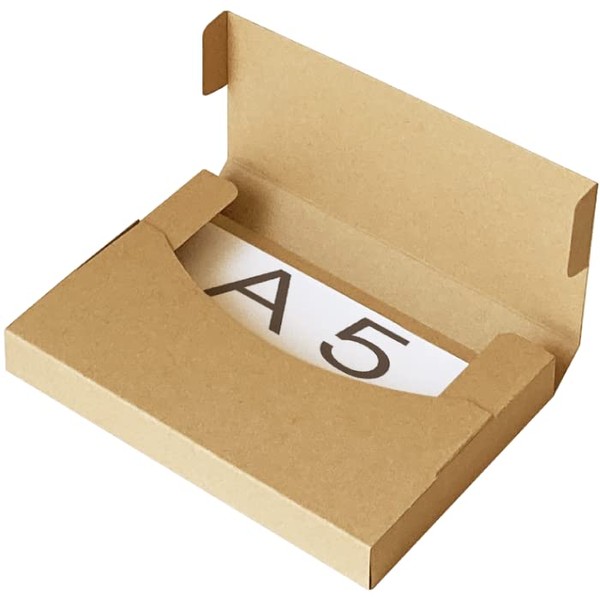 Earth Cardboard ID0679 Nekoposu Cardboard Box, 1.2 inches (3 cm) Thick, A5, 40 Pieces, Cardboard, Catoposu Box, Small Size