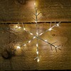 Premier Decorations 1.2m x 1.2m Pin Wire Snowflake V Curtain