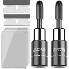 Zupooko Windshield Repair Kit, Cracks Gone Glass Kit Nano Glass Repair Fluid Windshield Chip Repair Kit, Automotive Windscreen Tool Windshield Chip Repair Kit to Repair Scratches, Cracks