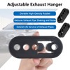 Alrens 4PCS Universal Exhaust Hanger, 4 Holes Adjustable Rubber Exhaust