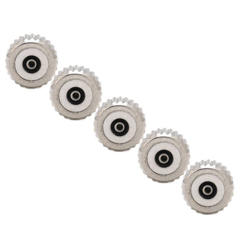 Watch Crown Spare Parts Silver Gold Steel Watch Head for