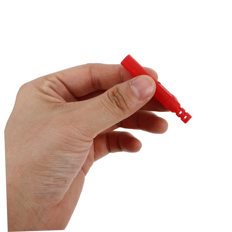 SHINEOFI 2pcs Stackable Banana Plug Adapter Coupler Insulated Solderable Connector