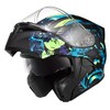 KYPARA Motorcycle Dual Visor Flip up Modular Full Face Helmet